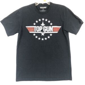 Top Gun Mens T-Shirt Size Medium Navy Blue All Cotton
